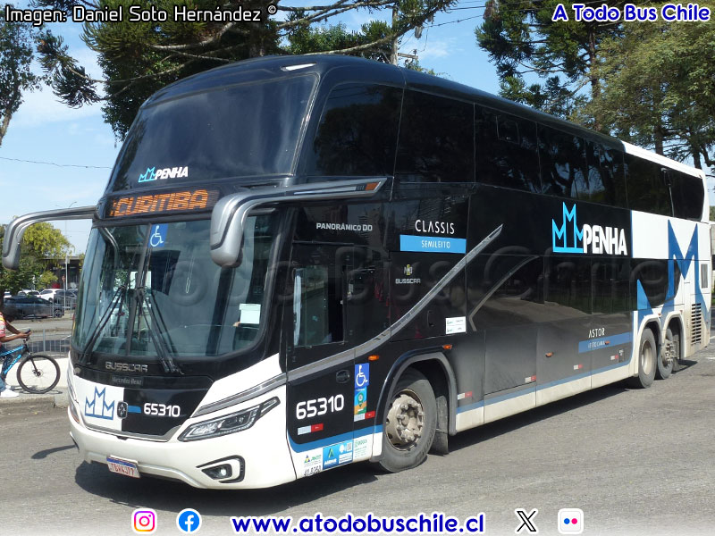 Busscar Vissta Buss Panorâmico DD / Mercedes Benz O-500RSD-2538 BlueTec6 / Empresa de Ônibus Nossa Senhora da Penha (Paraná - Brasil)