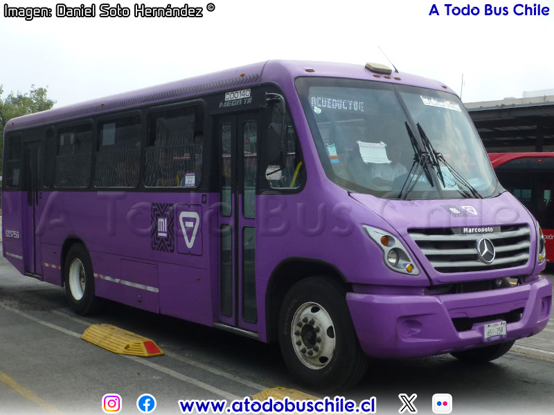 Polomex Mega TR / Mercedes Benz MBO-1421 BlueTec5 / MIIT Ruta Z-1 Ciudad de México
