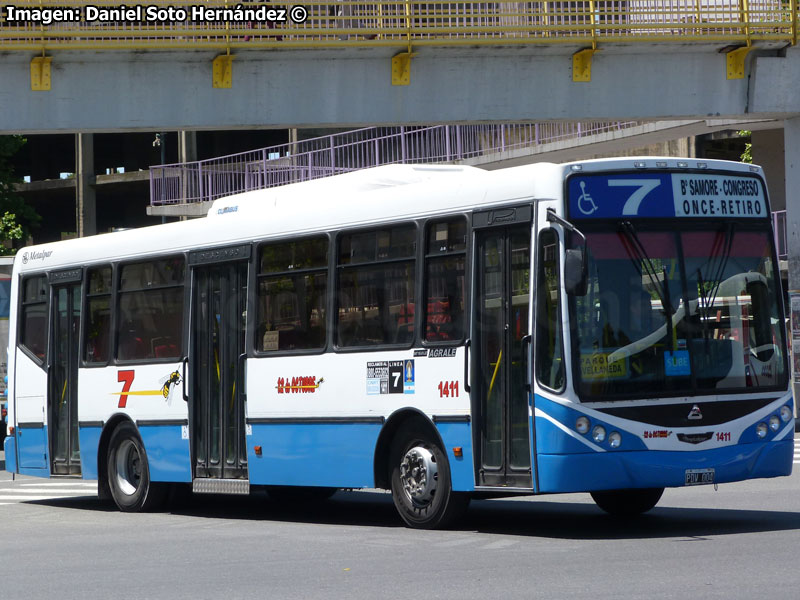 Metalpar Iguazú / Agrale MT-15.0LE / Línea N° 7 Barrio Cardenal Samoré - Retiro (Buenos Aires - Argentina)