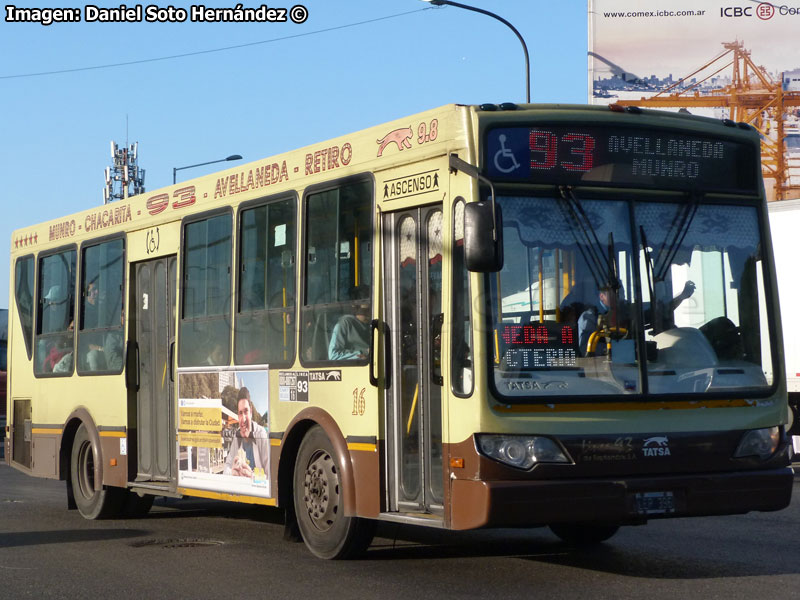 TATSA Puma D-9.8 / Línea N° 93 Munro - Avellaneda (Buenos Aires - Argentina)