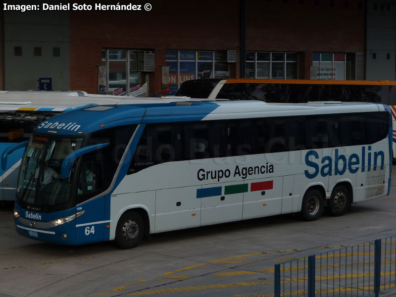 Marcopolo Paradiso G7 1200 / Volvo B-430R / Sabelin - Grupo Agencia (Uruguay)