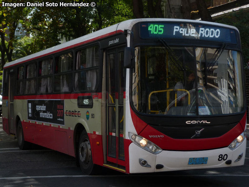 Comil Svelto / Volvo B-240R Euro5 / COETC Línea N° 405 Parque Rodó - Peñarol STM Montevideo (Uruguay)