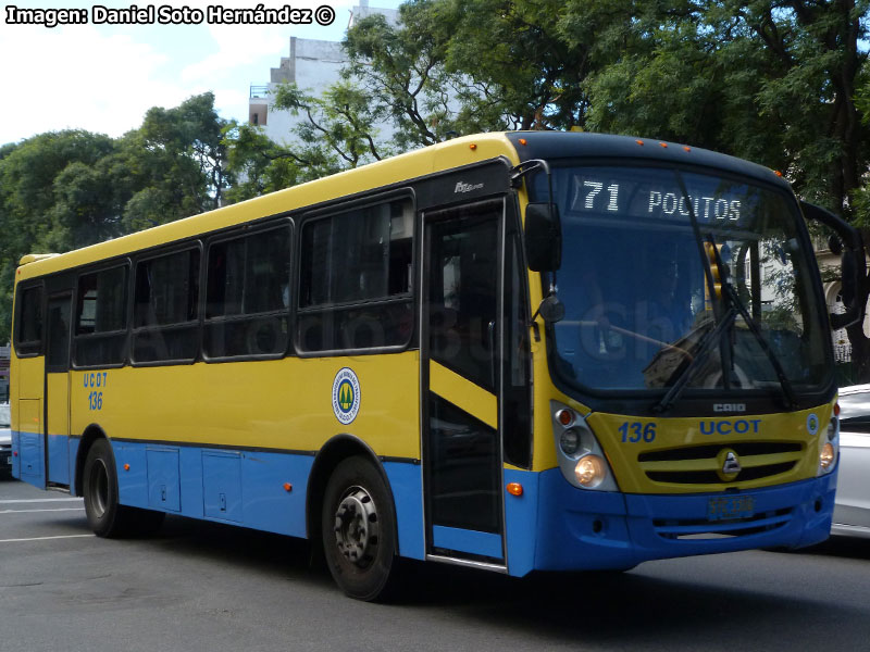 Induscar Caio Foz Super / Agrale MT-15.0 / UCOT Línea N° 71 Pocitos - Barrio Mendoza STM Montevideo (Uruguay)