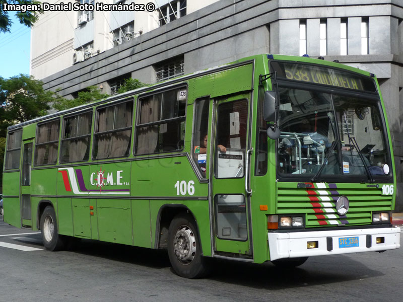 Caio Vitória / Mercedes Benz OF-1318 / COME S.A. Línea N° 538 Ciudadela - Buceo STM Montevideo (Uruguay)