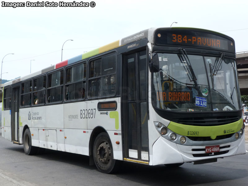 Induscar Caio Apache Vip / Mercedes Benz OF-1721 BlueTec5 / Línea N° 384 Pavuna - Passeio Río de Janeiro (Brasil)