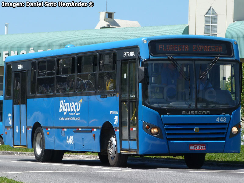 Busscar Urbanuss Ecoss / Mercedes Benz OF-1418 / Línea Floresta Expreso - Biguaçú Transportes Coletivos (Santa Catarina - Brasil)