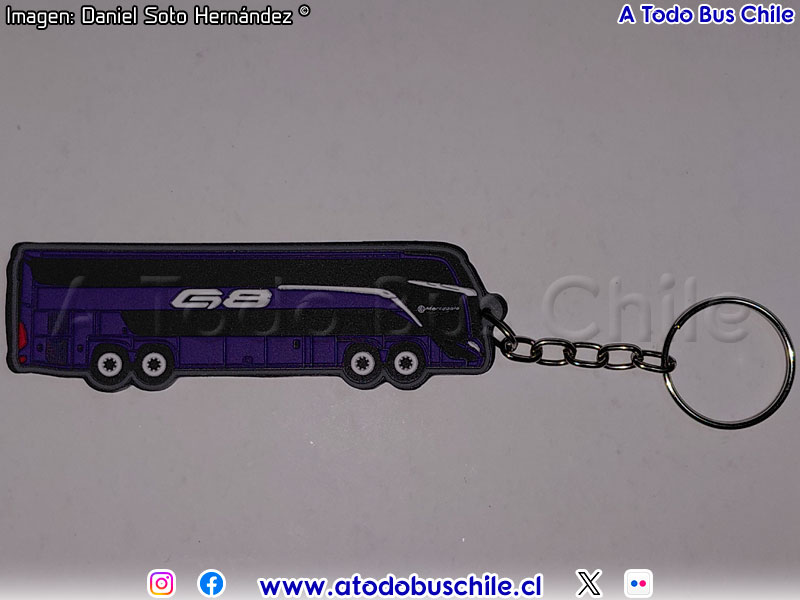 Llavero Publicitario Marcopolo G8 (2026)