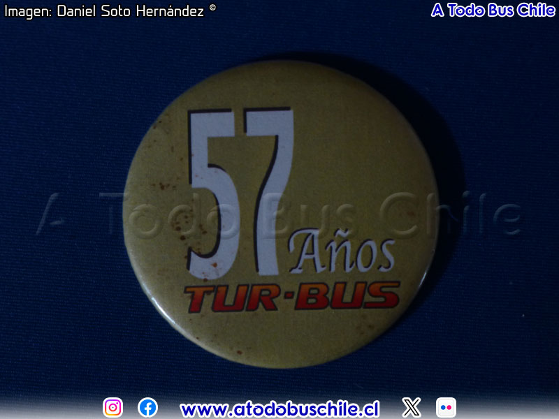 Piocha Conmemorativa LVII Aniversario Tur Bus (1948 - 2005)