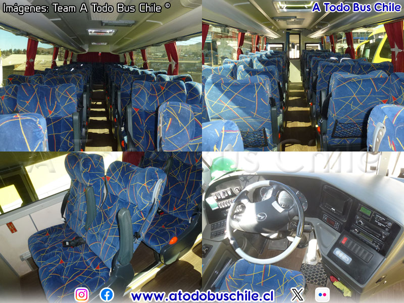 Interiores | King Long XMQ6117 E-Tech / TRA - Turismo Rojas Atacama