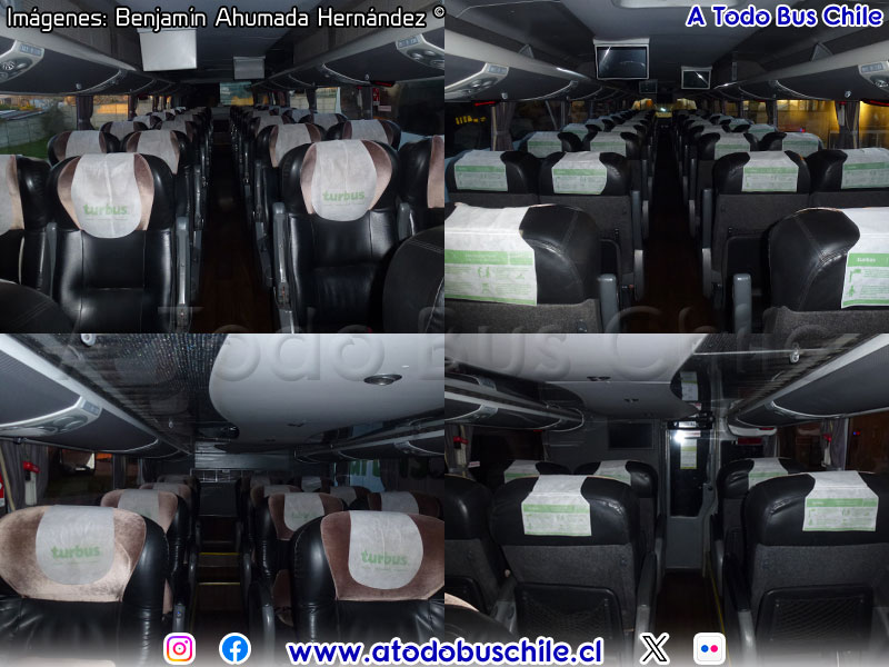 Interiores Unidad N° 2646 Tur Bus | Marcopolo Paradiso G7 1800DD / Mercedes Benz O-500RSD-2441 BlueTec5