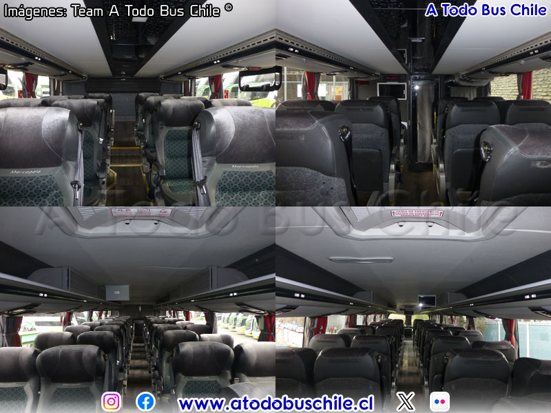 Interiores Unidad N° 3159 Tur Bus | Marcopolo Paradiso G8 1800DD / Scania K-410CB eev5