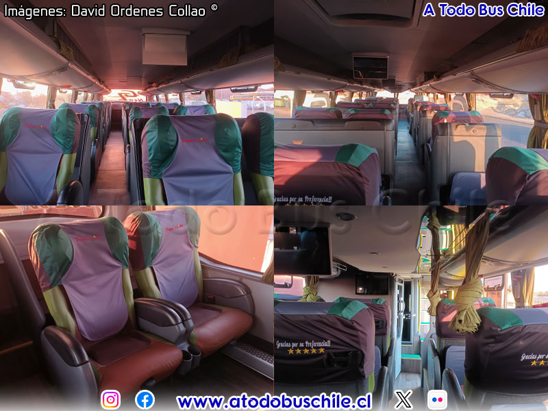 Interiores Unidad N° 700 Trans Luján (Bolivia) | Marcopolo Paradiso New G7 1800DD / Scania K-440B 8x2 eev5