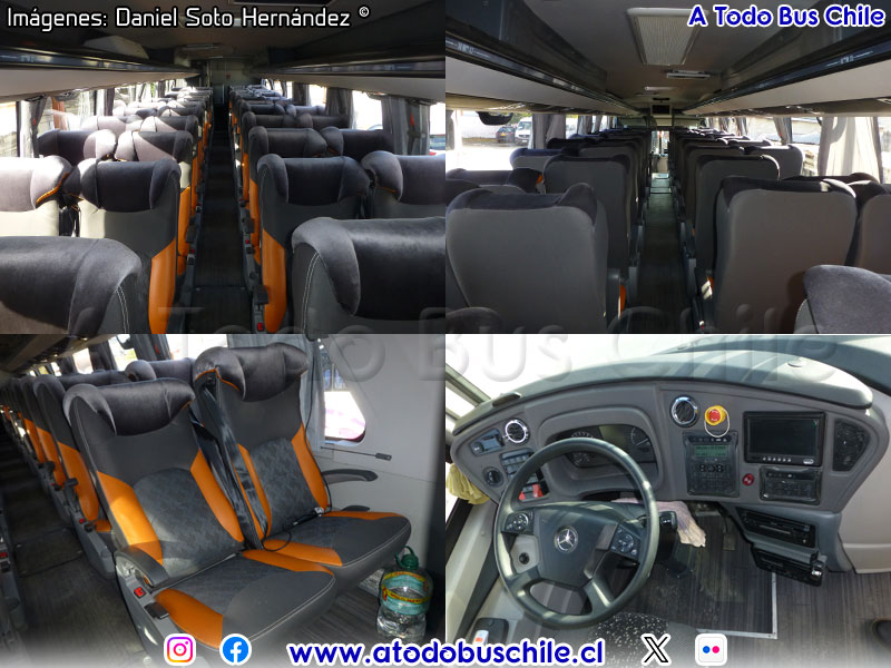 Interiores Unidad N° 08 Tour Express | Busstar S2 360 / Mercedes Benz O-500RS-1945 BlueTec5