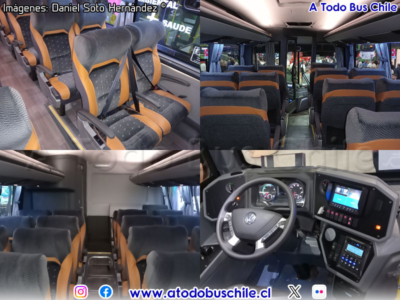 Interiores | Busscar Vissta Buss NB1 365 / Volksbus 18-320SH Euro6