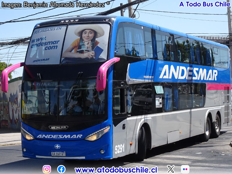Metalsur Starbus 3 DP / Volvo B-430R / Andesmar Argentina