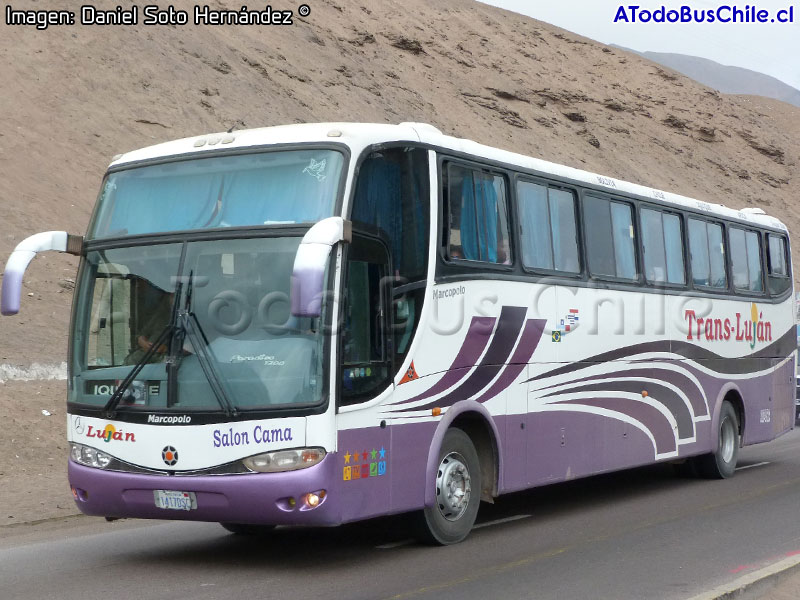 Marcopolo Paradiso G6 1200 / Mercedes Benz O-400RSE Eletrônico / Trans Luján (Bolivia)