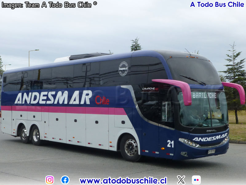 Comil Campione HD / Volvo B-420R Euro5 / Andesmar Chile