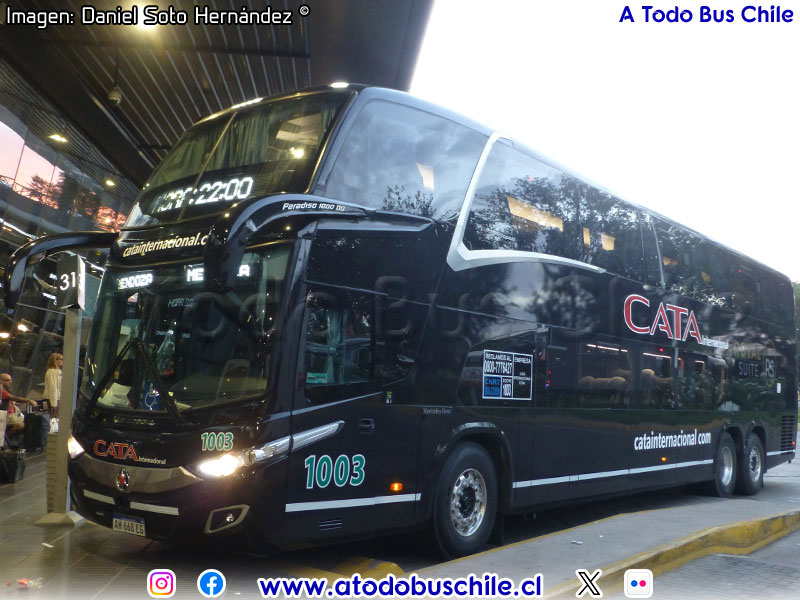 Marcopolo Paradiso 1800DD / Mercedes Benz O-500RSD-2441 BlueTec5 / CATA Internacional (Argentina)