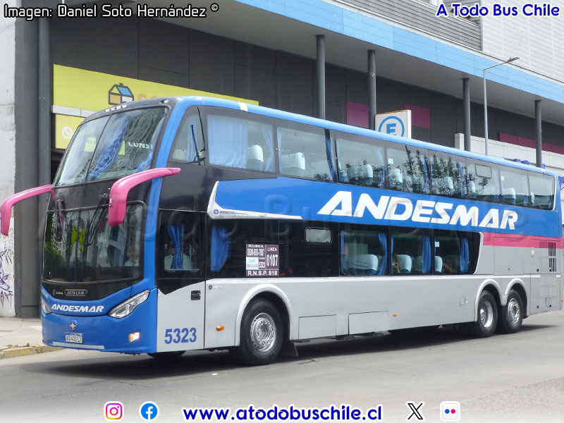 Metalsur Starbus 3 DP / Scania K-400B eev5 / Andesmar Argentina