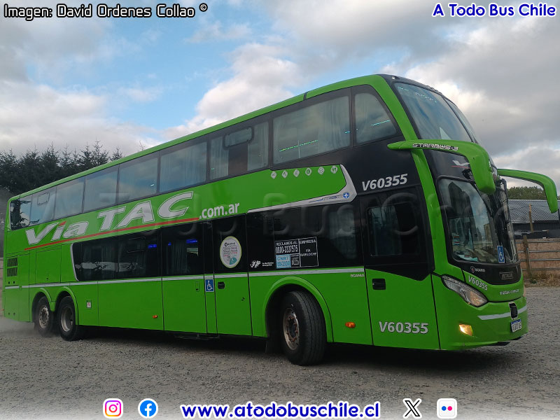Metalsur Starbus 3 DP / Scania K-400B eev5 / Vía TAC (Argentina)