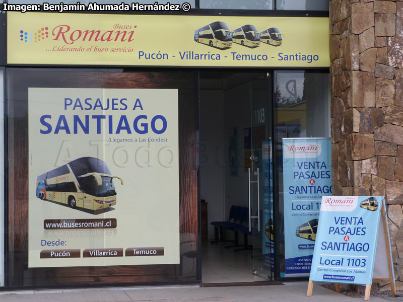 Oficina Venta de Pasajes Romani Pucón