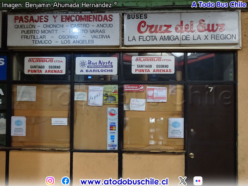 Ex Oficina Venta de Pasajes Cruz del Sur | Terminal Municipal de San Fernando