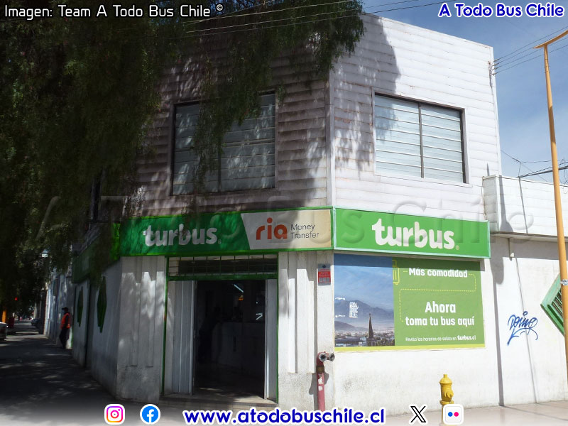 Frontis Terminal Tur Bus Calama Centro | Balmaceda N° 1852