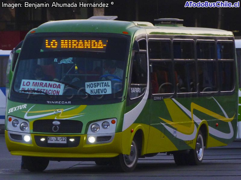 Inrecar Géminis II / Mercedes Benz LO-916 BlueTec5 / Línea 11.000 Sextur - Lago Rapel Trans