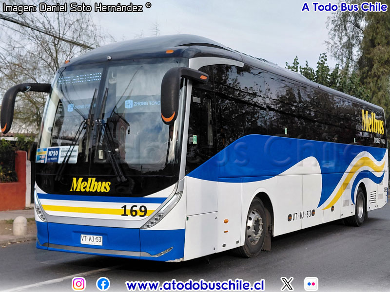 Zhong Tong LCK6129H EVG / Autobuses Melipilla - Santiago