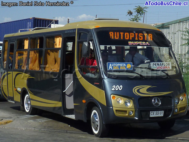 Inrecar Géminis II / Mercedes Benz LO-915 / Buses Peñaflor Santiago BUPESA