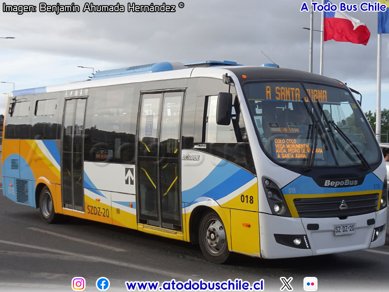 BepoBus Nàscere Low Entry / Agrale MT-9000 Euro V / Transportes Santa Juana S.p.A.