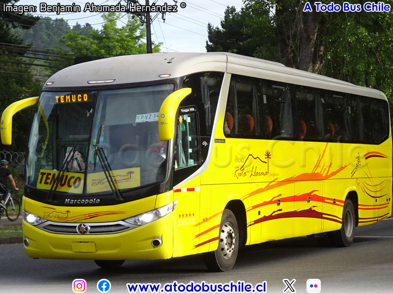 Marcopolo Viaggio G7 1050 / Mercedes Benz O-500R-1830 / Buses Ruta del Llaima