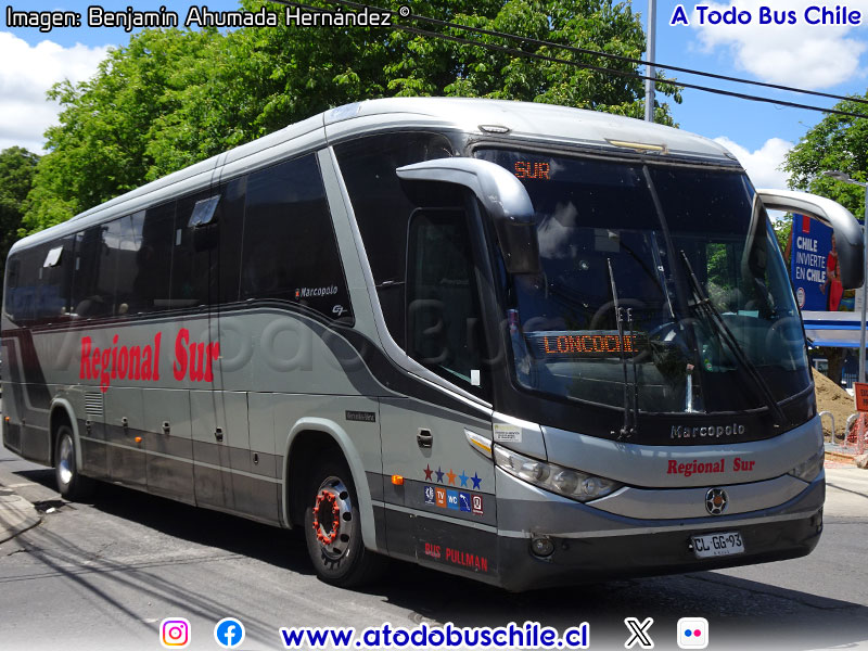 Marcopolo Paradiso G7 1050 / Mercedes Benz O-500RS-1836 / Regional Sur