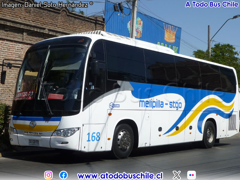 King Long XMQ6117Y Euro5 / Autobuses Melipilla - Santiago