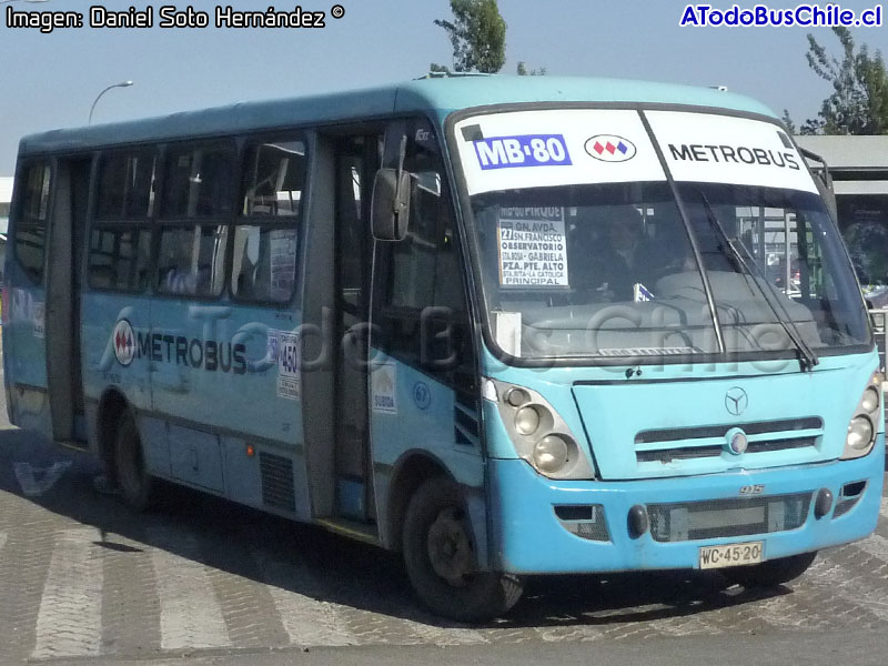 Induscar Caio Foz / Mercedes Benz LO-915 / Metrobus MB-80 EIM Lo Ovalle - El Principal