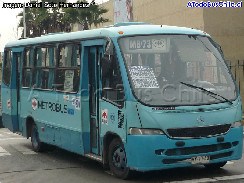Marcopolo Senior G6 / Mercedes Benz LO-915 / Metrobus MB-73 EIM Bellavista de La Florida - La Puntilla