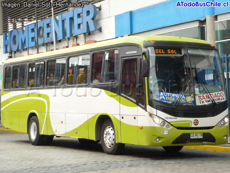 Marcopolo Ideale 770 / Mercedes Benz OF-1722 / Buses Peñaflor - Santiago BUPESA