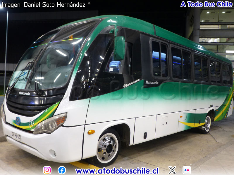 Mascarello Gran Micro / Mercedes Benz LO-916 BlueTec5 / Buses JPS (Auxiliar AeroQuinta)