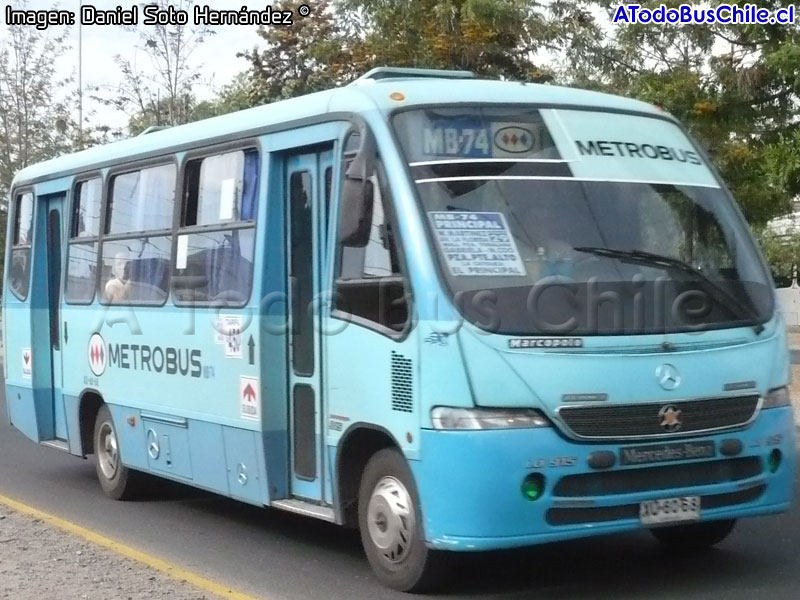 Marcopolo Senior G6 / Mercedes Benz LO-915 / Metrobus MB-74 EIM Bellavista de La Florida - El Principal