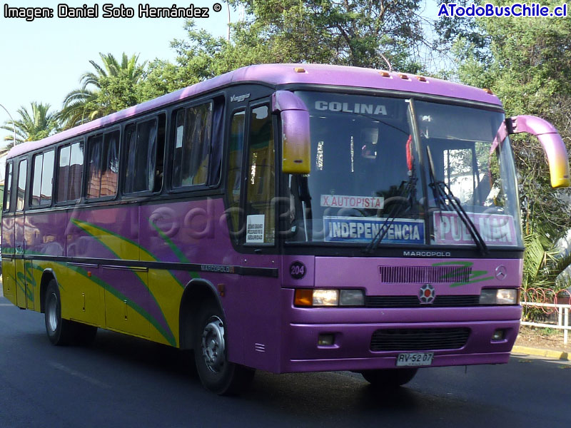 Marcopolo Viaggio GV 850 / Mercedes Benz OF-1620 / Buses JNS (Santiago - Colina)