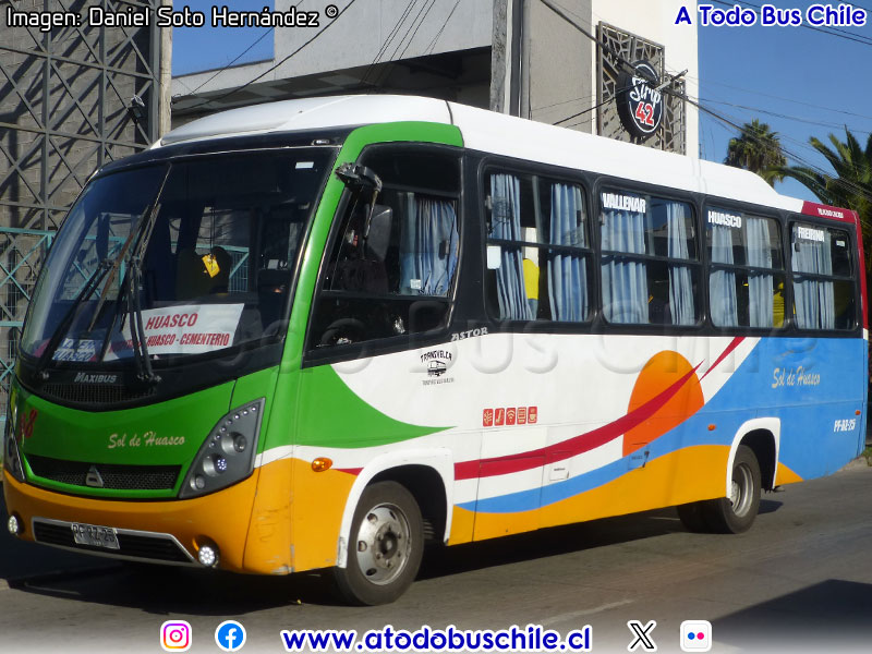 Maxibus Astor / Agrale MA-9.2 Euro V / Sol de Huasco