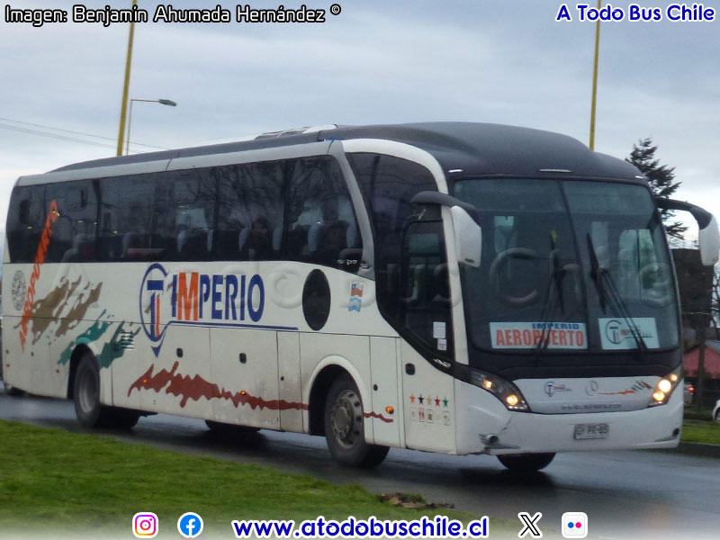 Neobus New Road N10 360 / Mercedes Benz O-500RS-1836 BlueTec5 / Transportes Imperio (Puerto Montt - Aeropuerto Internacional El Tepual)