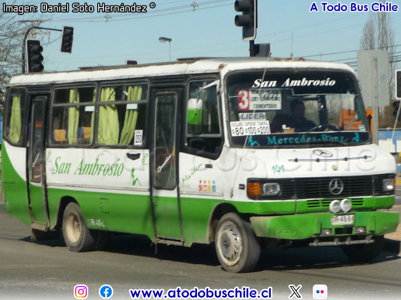 Metalpar Pucará 1 / Mercedes Benz LO-809 / Línea San Ambrosio Variante N° 3 (Linares)