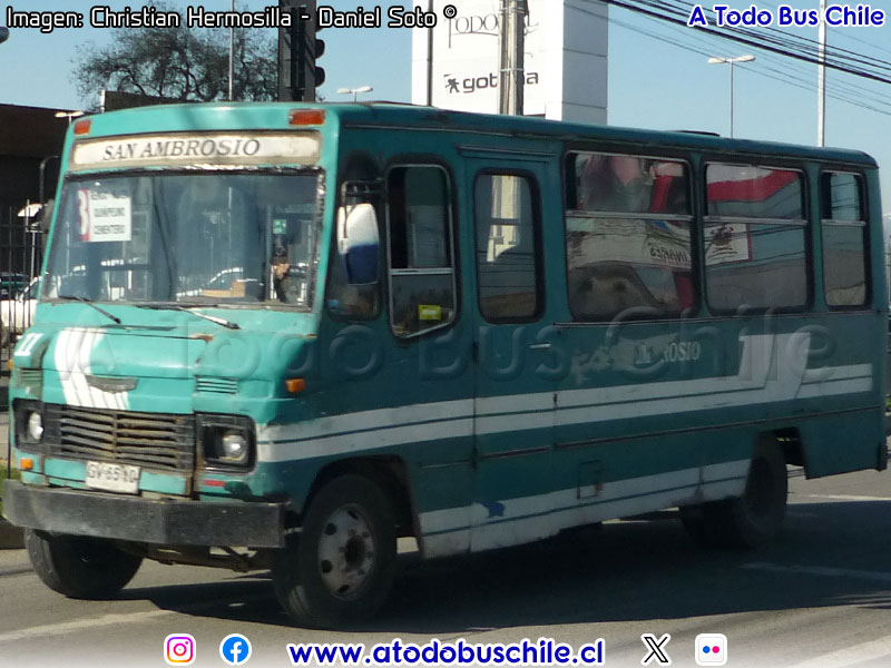 Metalpar Llaima / Mercedes Benz LO-708E / Línea San Ambrosio Variante N° 3 (Linares)