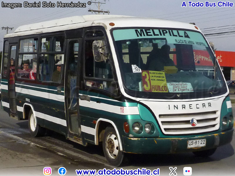 Inrecar Capricornio 1 / Mercedes Benz LO-914 / Línea N° 3 MELITRAN (Melipilla)