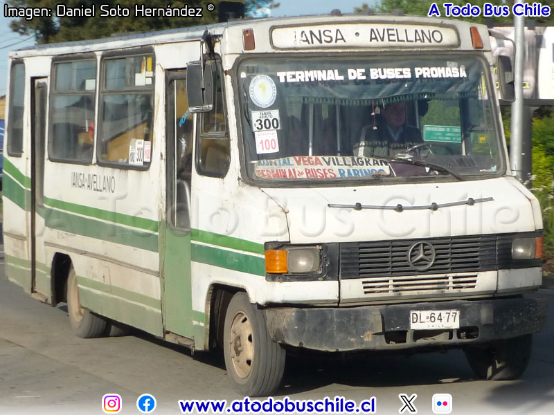 Cuatro Ases PH-50 / Mercedes Benz LO-809 / Línea N° 1 IANSA - Avellano (Los Ángeles)