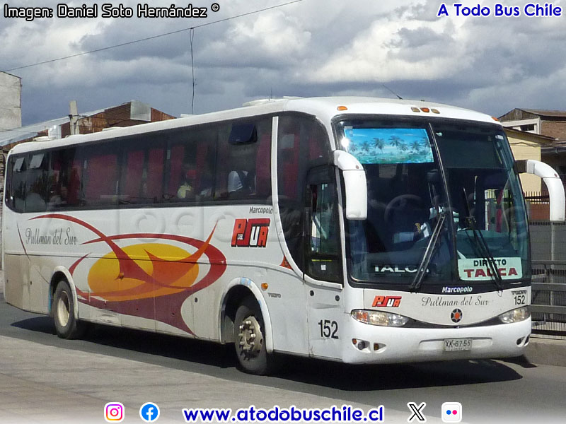 Marcopolo Viaggio G6 1050 / Volvo B-10R / Pullman del Sur