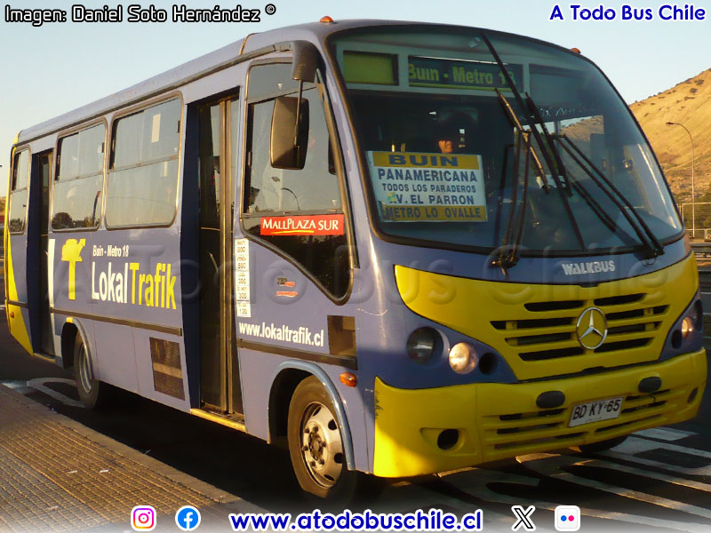 Walkbus Brasilia / Mercedes Benz LO-915 / Lokal Traffik EIM Lo Ovalle - Buin