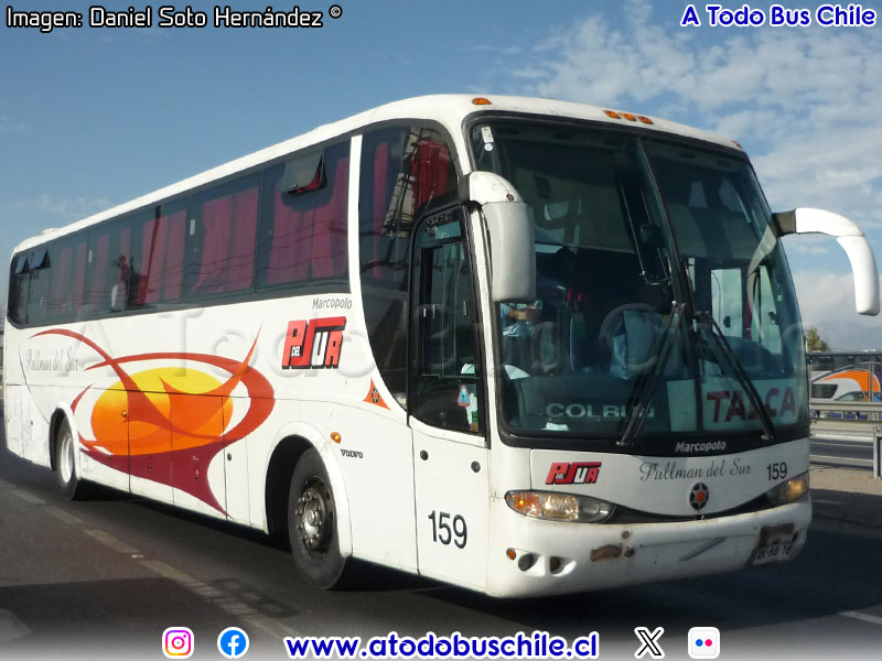 Marcopolo Viaggio G6 1050 / Volvo B-10R / Pullman del Sur