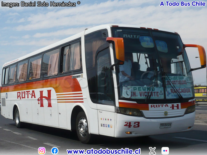 Busscar Vissta Buss LO / Mercedes Benz O-400RSE Eletrônico / Ruta H